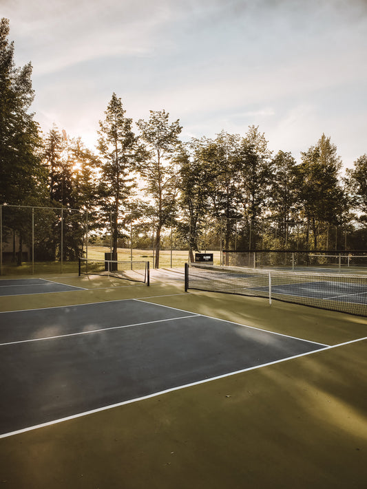 outdoor pickleball court