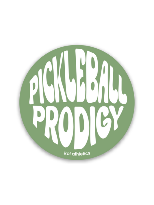 pickleball prodigy sticker