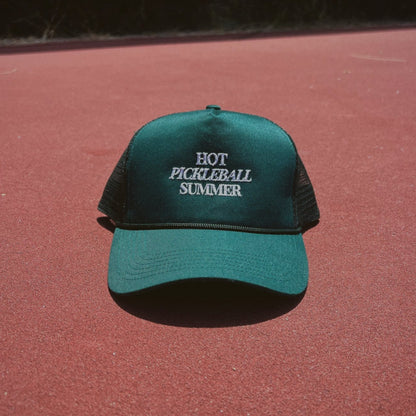 hot pickleball summer trucker hat
